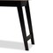 Baxton Studio Wales ModernLight Brown Finished Wood 2-Drawer Console Table 196-11914-ZORO - alternate 8
